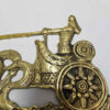 Porte-clés en laiton Chariot vintage Élégance nostalgique