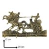 Porte-clés en laiton Chariot vintage Élégance nostalgique