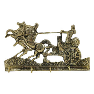 Porte-clés en laiton Chariot vintage Élégance nostalgique