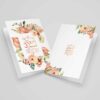 Carte de vœux d’anniversaire avec typographie persane (x10)