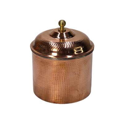 Bocal en cuivre martelé pour embellir votre cuisine Fabriqué à la main