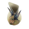 Vase en porcelaine décoratif avec design Papillon & Fleur