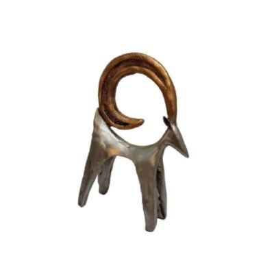 Figurine décorative de bélier – Statue d’animal rustique