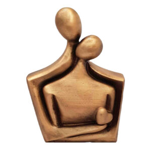 Figurine décorative de couple romantique – Sculpture d’amour et de romance