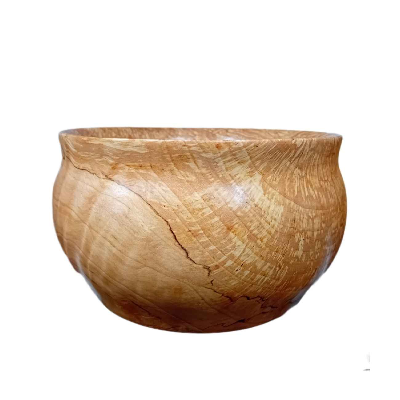 Bol décoratif en bois fait main style rustique