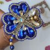 Épinglette féminine perles avec Design Fleur