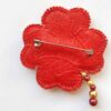 Épinglette féminine perles avec Design Fleur