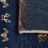 Tapis en laine Gabbeh persan tissé à la main en Fars avec motifs animaliers