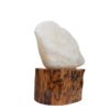 Lampe de sel persane lumineuse – faite main avec base en bois & design artistique