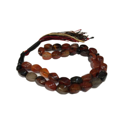 Chapelet islamique en agate avec 33 perles