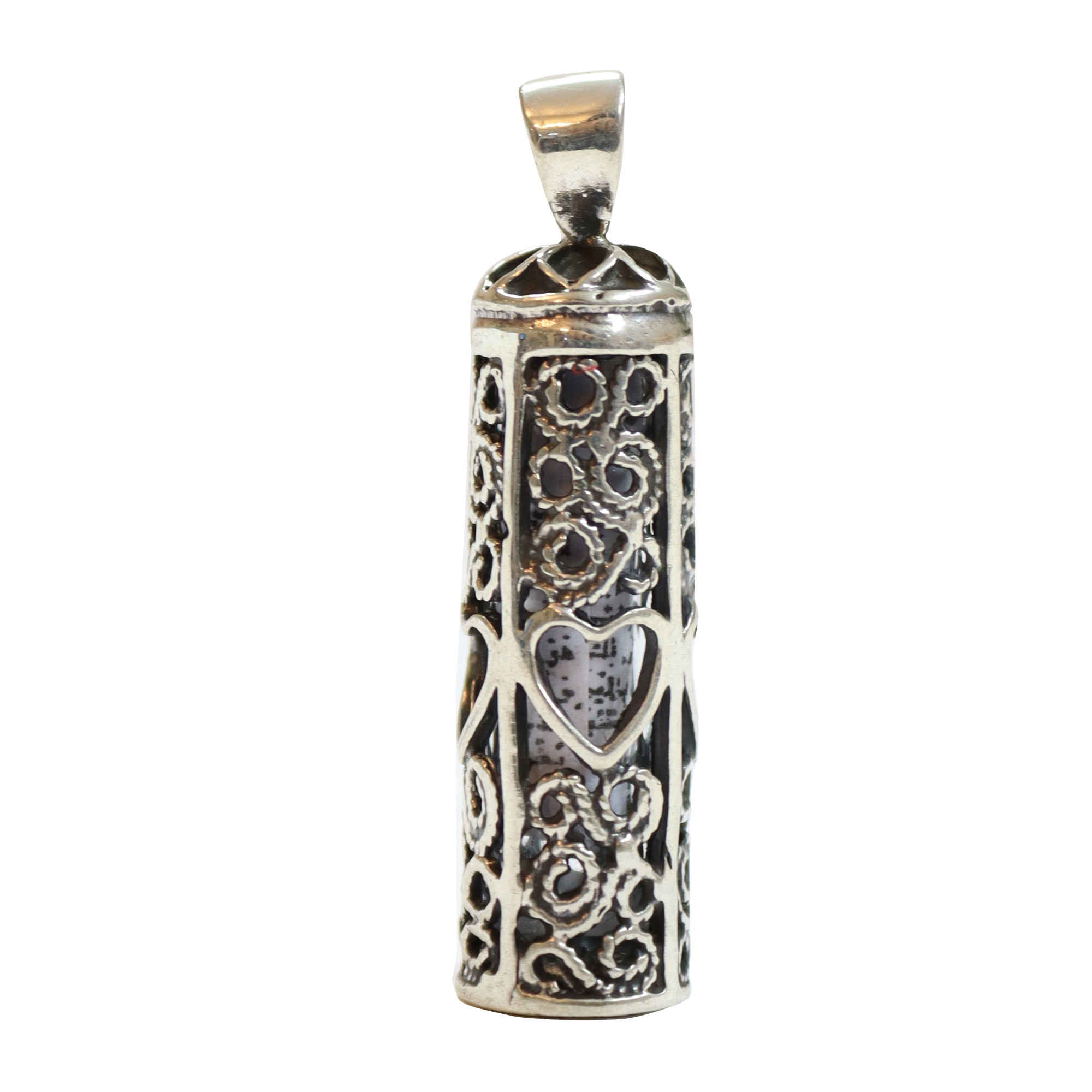 Bijou en argent islamique avec Hirz de l'Imam Jawad (A.S) pour les musulmans chiites
