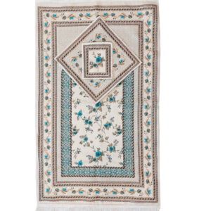 Tapis de prière islamique fin Sajadah avec design floral