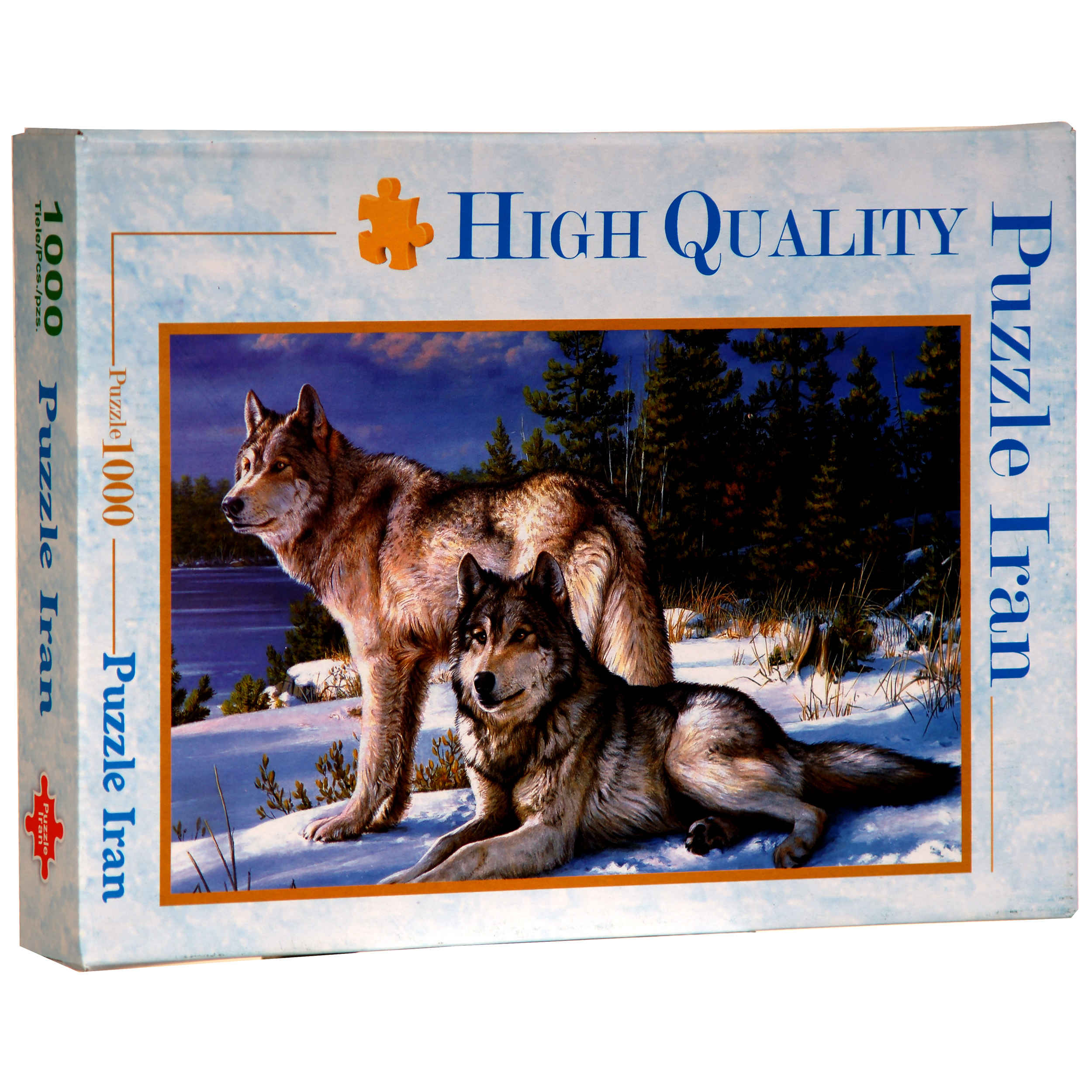 Puzzle de 1000-Pièces : Loups – Faune majestueuse