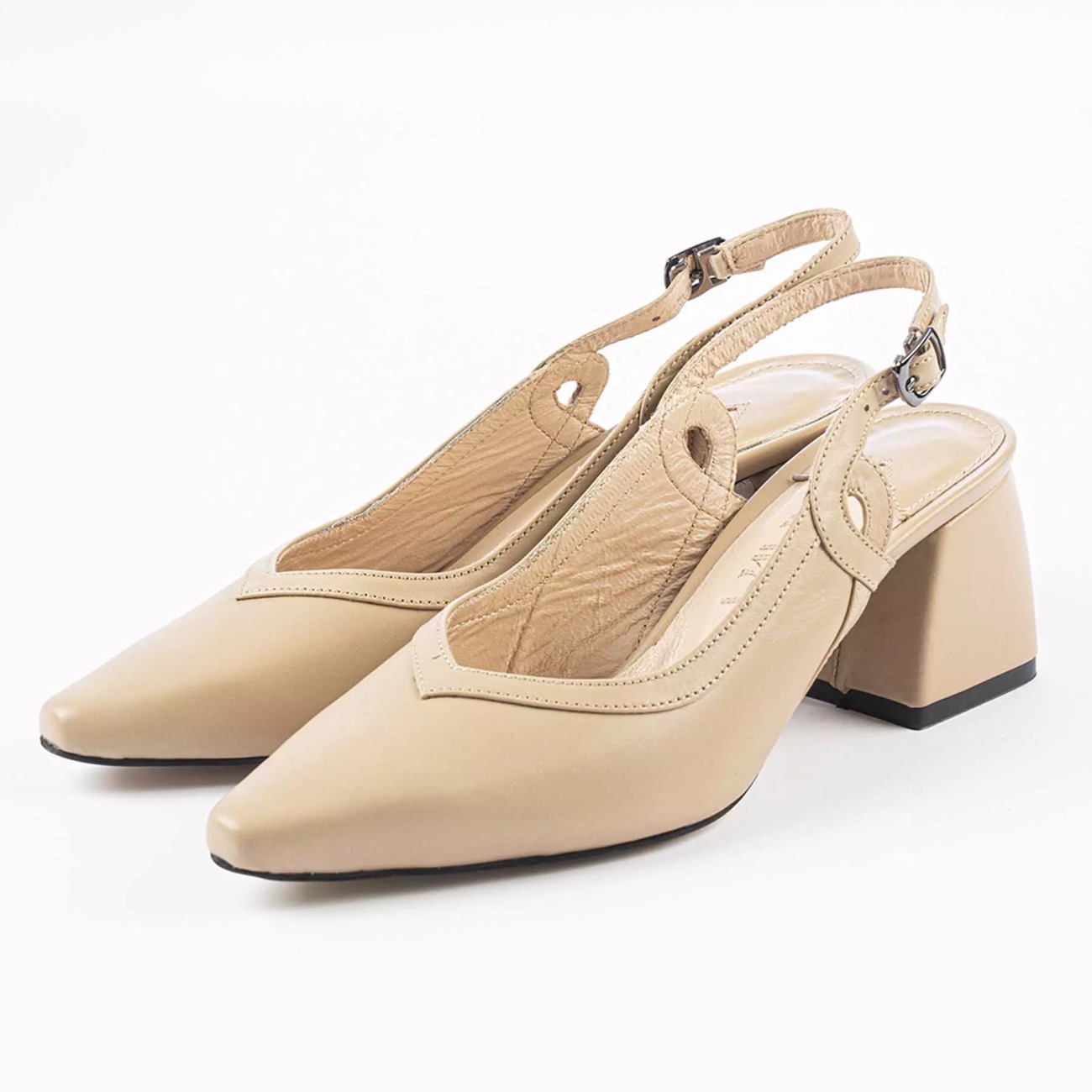 Escarpins en Cuir à Talons Pointus pour Femmes Modèle Xava
