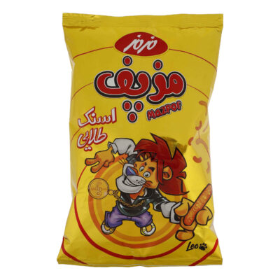 Maz Maz Golden Iranien Pofak – Snack de Fromage Soufflé, 85 gr (15x)