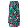 Jupe midi à motif floral pour femmes