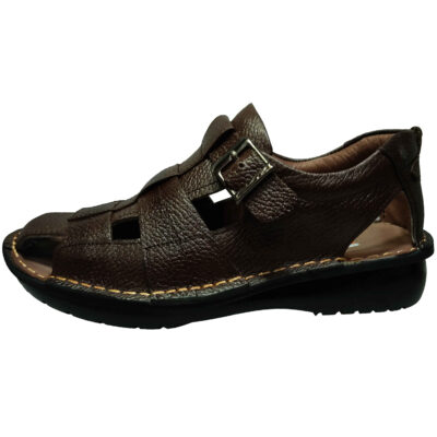 Sandales de Randonnée en Cuir Naturel pour Hommes Modèle Thunder