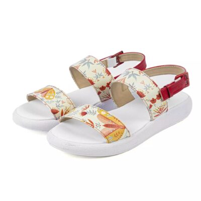 Sandales Casual à Bout Ouvert pour Femmes Modèle Papillon
