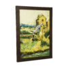 Peinture artistique originale - Huile sur toile, paysage modèle de village