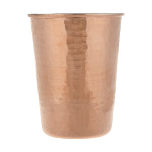 Tasse persane en cuivre – Fabriquée à la main avec anse pour boissons froides – Martelée Atefeh