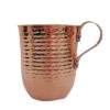Tasse persane en cuivre - Fabriquée à la main avec anse pour boissons froides - Martelée Traditionnelle