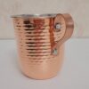 Tasse persane en cuivre - Fabriquée à la main avec anse pour boissons froides - Martelée Traditionnelle
