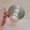 Tasse persane en cuivre - Fabriquée à la main avec anse pour boissons froides - Martelée Traditionnelle