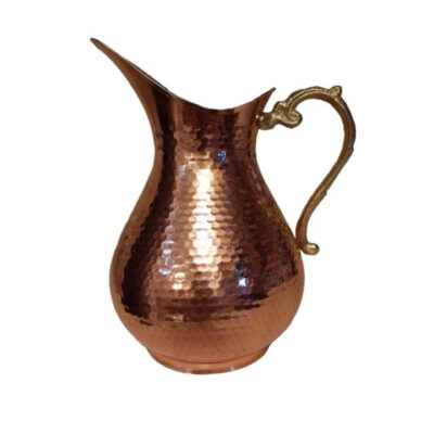 Carafe en cuivre perse martelé Duck