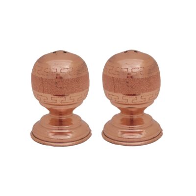 Ensemble de salières et poivrières en cuivre persan Martelé Bizhan (set de 2)