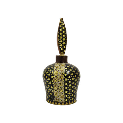 Contenant Persan Surma Dani en Bois pour Garder le Kohl Design Khatamkari
