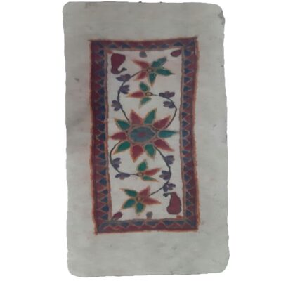 Tapis en feutre de laine persan 100% naturel et fait main Design Floral