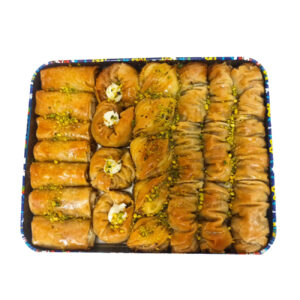 Pâtisserie Persane – Baklava de noix et pistaches mélangées 650g