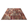 Tapis Persan Vintage Patchwork Noué à la Main