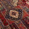 Tapis Persan Vintage Patchwork Noué à la Main