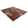 Tapis Persan Vintage Patchwork Noué à la Main