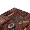 Tapis Persan Vintage Patchwork Noué à la Main