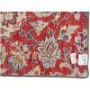 Tapis Persan Vintage Patchwork Noué à la Main Traditionnel Rouge