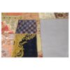 Tapis Persan Vintage Patchwork Noué à la Main