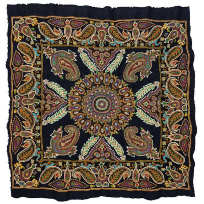 Nappe Persane Pateh à Kerman Artisanale Traditionnelle Paisley