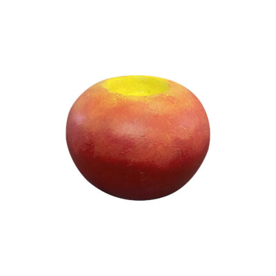 Bougeoir en poterie persane fait main avec design de pomme