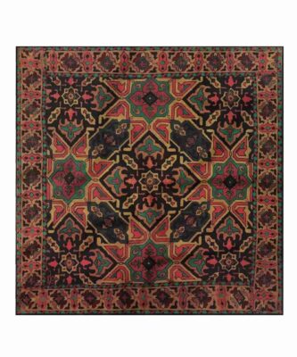 Foulard Miniature Marron pour Femme – Modèle Persan Naghshineh