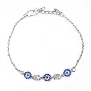 Bracelet en Argent pour Femmes – Design Œil Malin