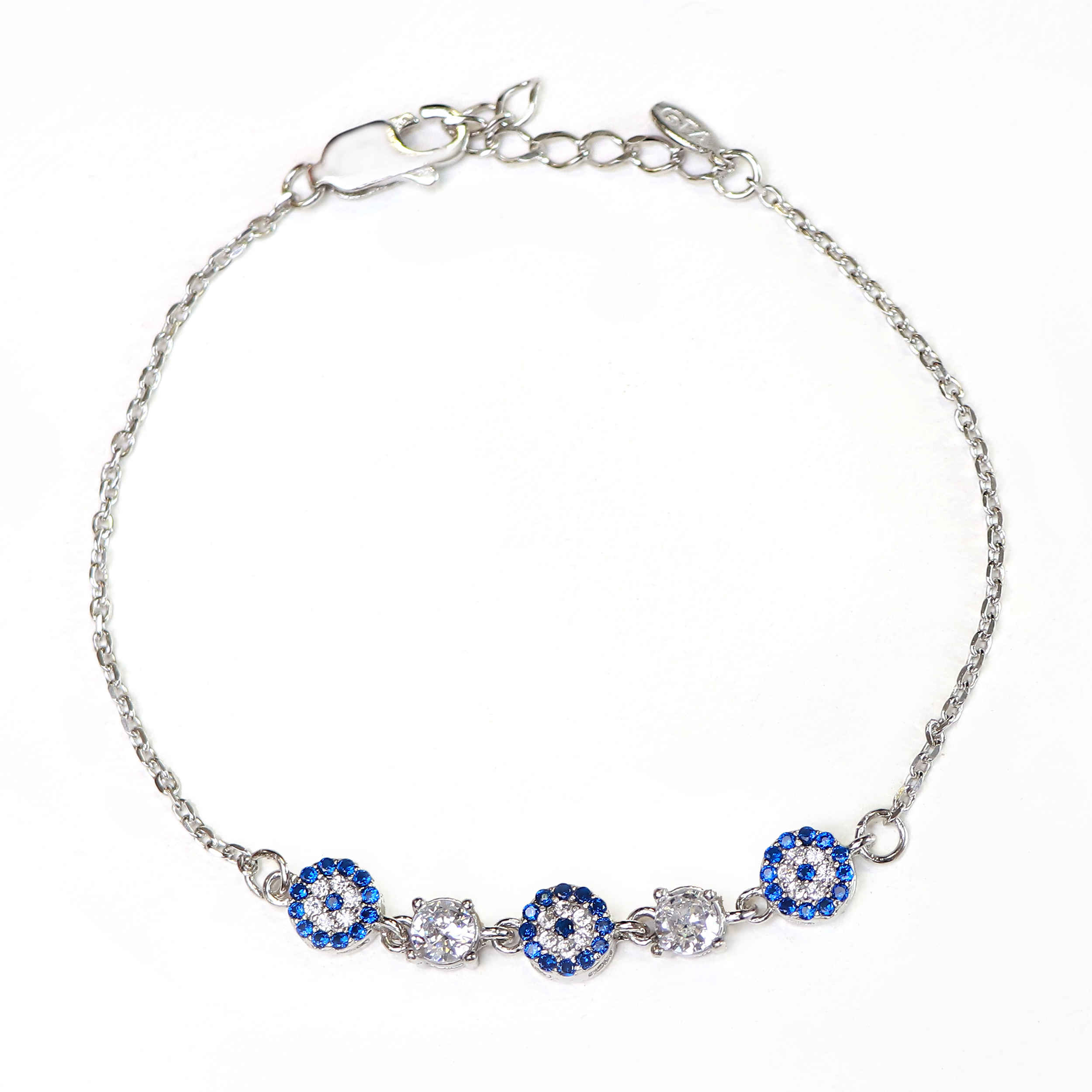 Bracelet en Argent pour Femmes - Design Œil Malin