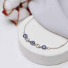 Bracelet en Argent pour Femmes - Design Œil Malin