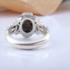 Bague en Argent Persan Faite Main pour Homme avec Turquoise de Neyshabur