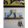 Porte-clés mural décoratif et fait main avec design de la Tour Azadi