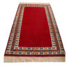 Tapis persan en laine noué à la main à Khorasan motifs animaliers