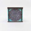 Porte-bougie en bois persan cube – Motif Eslimi