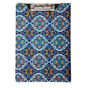Traditional Clipboard Tile Design Model Fabric with Pocket