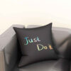 Housse de coussin en velours double face - Design citation motivante (Set de 2)